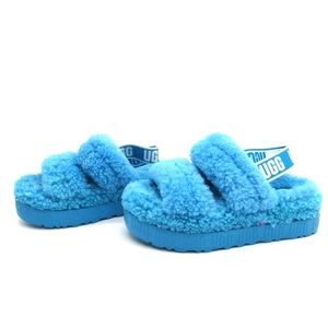 UGG Women’s “Oh Fluffita” Platform Slippers in “SPLASH”!! INDOOR/OUTDOOR WEAR!!